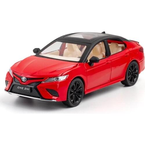 1:24 High Simulation Toyota Camry Alloy Car Model Diecasts Toy Vehicles Car Metal Model Children Collection Toy Gift V325