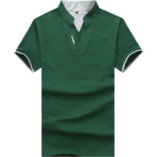 2020 Hot Selling Polo Shirt Men Brand Clothing Solid Color Polo Shirt Cotton Short Sleeve Poloshirt Men Camisa Masculina 3XL