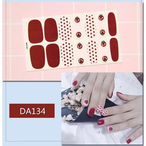 14Pcs Charming Women Smudge Star Dot Print Nail Art Stickers Manicure Adhesive Polish Stickers Nail Decor Nail Arts Decals