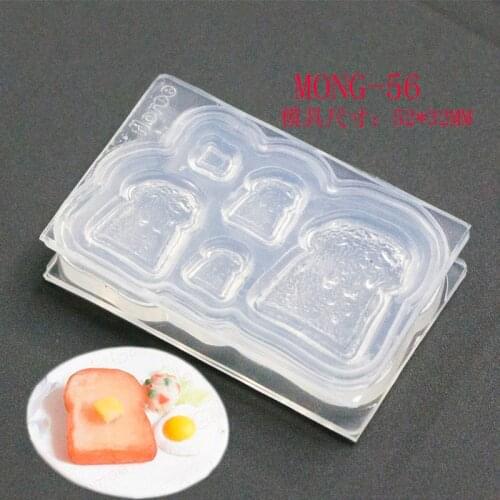NEW Stereoscopic Clear Silicone DIY Simulation Food shape Mold For Epoxy Resin Jewelry Making Craft Tools resin molds Food play