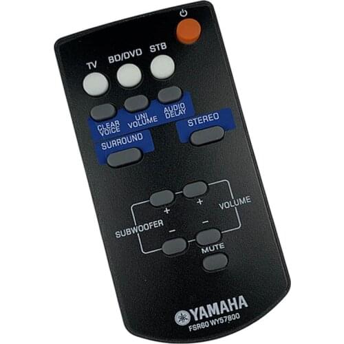 New Replaced Remote Control Fit For Yamaha YAS-201BL WY578001 YAS-201 YAS-CU201 Surround Sound System Soundbar