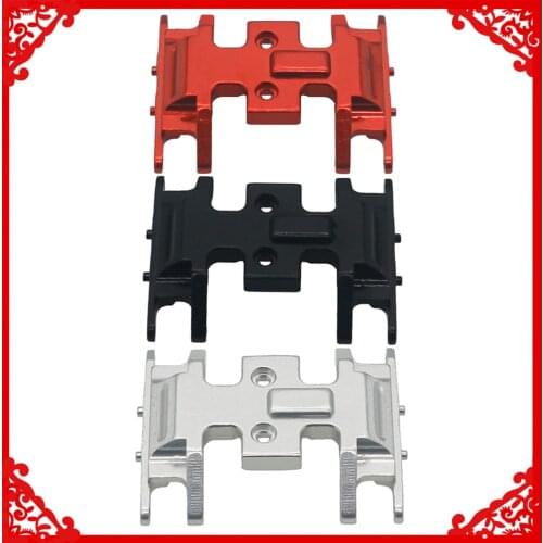 Machined alloy skid plate center gear box mount for Axial 1/24 SCX24 crawler upgraded Parts
