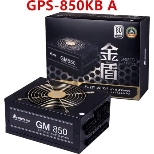 Original New PSU For Delta GM-850 80plus Platinum Silent Power Supply 850W Switching Power Supply GPS-850KB A