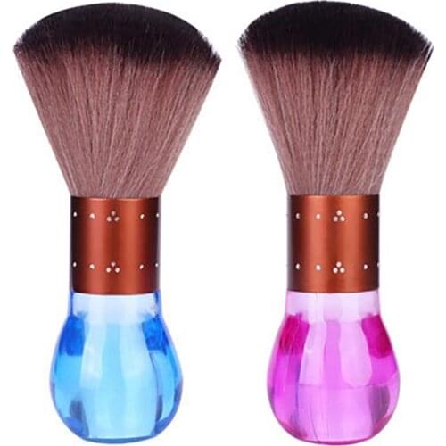 Barbers Neck Duster Brush Soft Ffibres Hairdressing Plastic Brush Tool