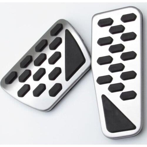 Stainless steel Fuel Brake Footrest Pedal AT for JEEP Wrangler Sahara Rubicon 2018 2019