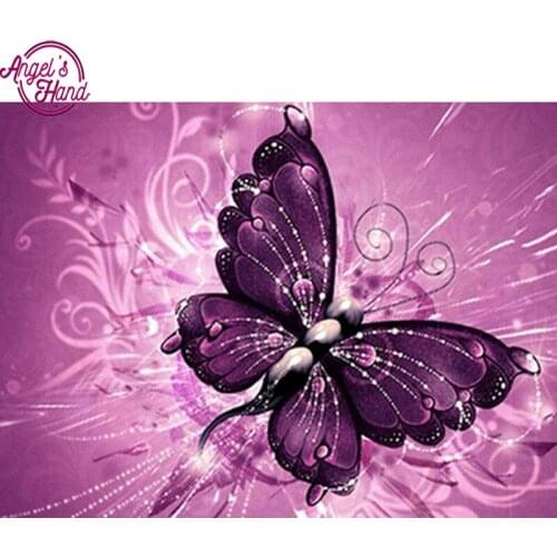 Full square diamond 5D DIY diamond embroidery dream butterfly diamond painting Cross Stitch Rhinestone mosaic decoration