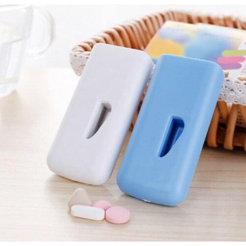 Portable Pill Cutter Divider Pill Storage Box Medicine Holder Tablet Splitter Cases Medicine Organizer Tablet Dispenser