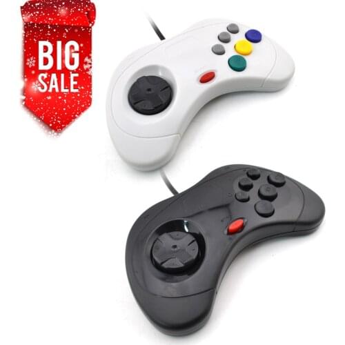 USB Wired game Controller Gamepad JoyPad Joystick ( For Sega for Saturn Style) For PC ONLY
