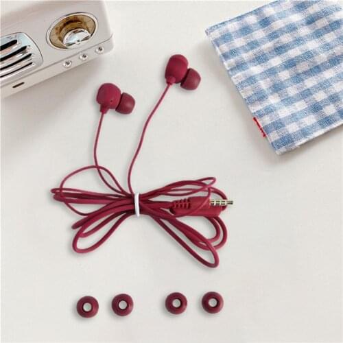 3.5mm Jack Universal Stereo Heavy Bass In-ear Earbuds Wired Earphone Anti-winding and Durable for Huawei