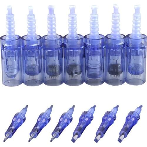 20pcs Bayonet Cartridge Needle 1 3 5 7 9 12 24 36 42 Pins Nano Micro Needles for Derma Pen Dr.pen A6 A1 M5 M7 N2 MY MTS PMU tips