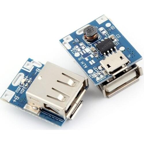 5V Boost Step Up Power Module Lithium LiPo Battery Charging Protection Board LED Display USB for DIY Charger 134N3P Program