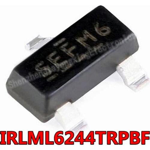 50pcs IRLML6244TRPBF SOT-23 IRLML6244 MOSFET N 20V 6.3A