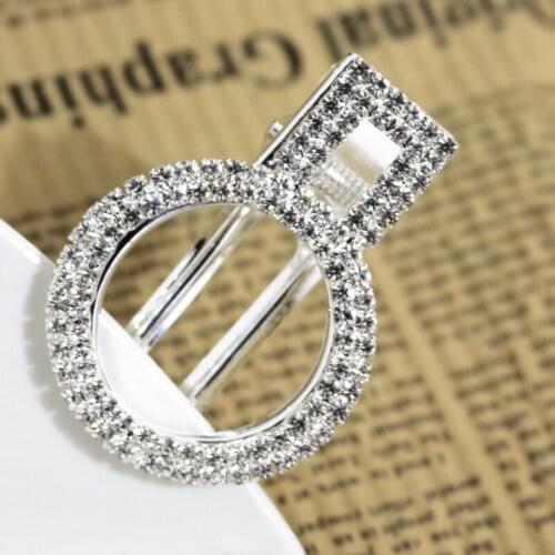 60pcs/lot DIY Simple Multi Drill Love Hearts Hair Duck Clips Square Round Hairpin Hair Styling Tools Accessories HA1387