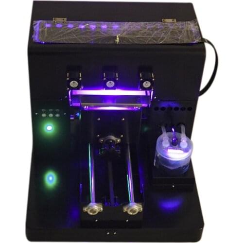 A4 UV Led Printer Flatbed Printing for Phone Case Plastic Leather Metal