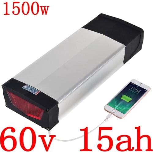 60V battery 60V 15AH Electric Bicycle Battery 1500W 60V 10AH 12AH 13AH 15AH 18AH Lithium Battery pack with 2A charger free duty