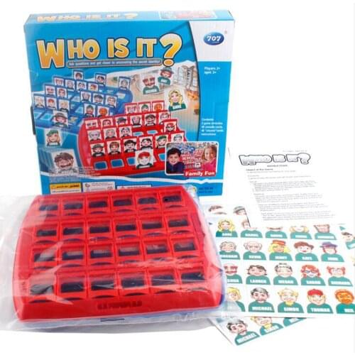 Free Ship Classic Indoor Board Game Who Is It Boardgame For Family Party Playing