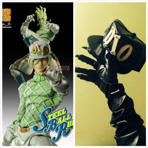 Anime JoJos Bizarre Adventure DIO Diego Brando Johnny Joestar Hip Hop Hat Snapback Cosplay Prop Baseball Cap Black Gift