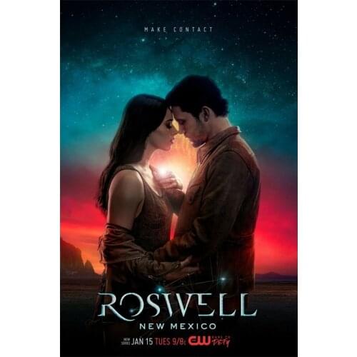 D0130 Roswell New Mexico TV Series Carina Adly Silk Fabric Poster Art Decor Indoor Painting Gift