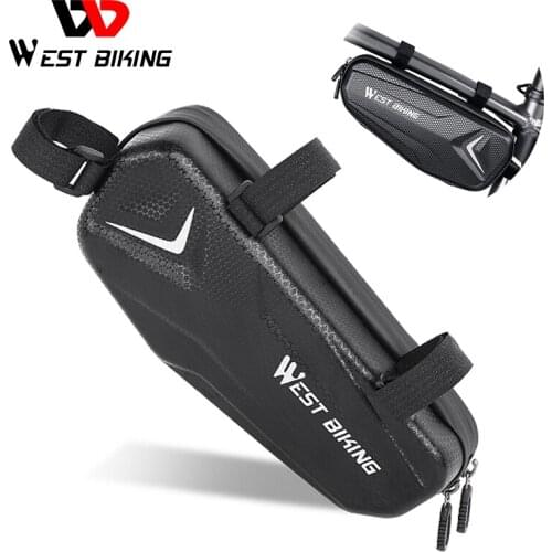 WEST BIKING Bicycle Frame Bag Waterproof MTB Road Bike Bag Top Tube 6-7.2 Inch Touch Screen Phone Bag Case Cycling Accessories