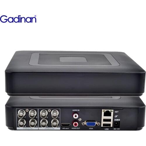 Gadinan 5in1 5M-N XVI Security CCTV DVR 4CH 8CH 5MP AHD DVR H.265 Hybrid Video Recorder for AHD TVI CVI Analog IP Camera