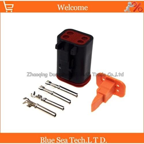 Deutsch DT06-4S 4Pin female Engine waterproof electrical connector for car motorcycle,truck,boats,etc