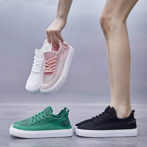 New Mesh Women Sneakers Breathable Flat Shoes Women Lightweight Sports Shoes Non-slip Running Footwear Casual Shoes Women