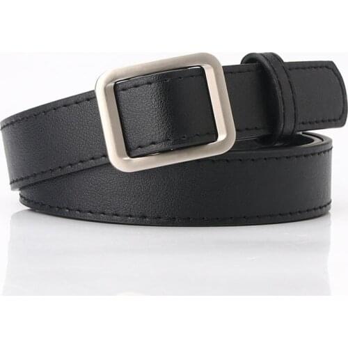 New Arrival Pu Leather Belt Female Red Brown Black White Yellow Waist Belts for Women Dress Strap Hot Sale PY51
