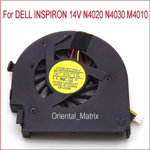 Original Brand New DFS551305MC0T DC5V 0.5A For DELL INSPIRON 14V N4020 N4030 M4010 Laptop CPU Cooler Fan