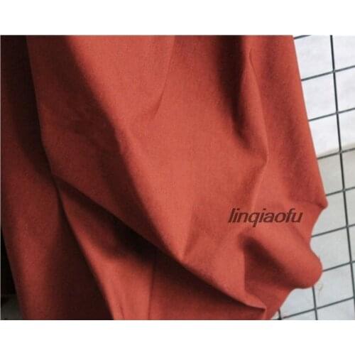 Thick knit elastic caramel cotton fabric clothing coat creative fabric