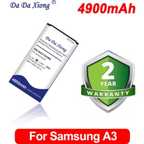 Da Da Xiong 4600mAh EB-BA310ABE Battery for Samsung Galaxy A310 A3 A3100 A310F 2016 Edition A5310 Phone Battery