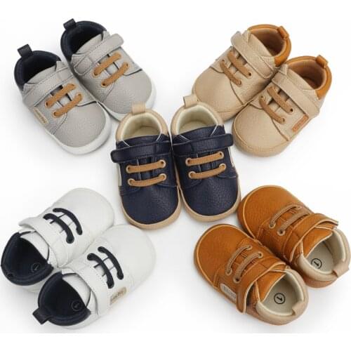 2021 Infant Baby Shoes For Boys New Toddler Shoes Newborn Baby Sneakers Schoenen Prewalker First Walkers Kids Shoes Moccasins