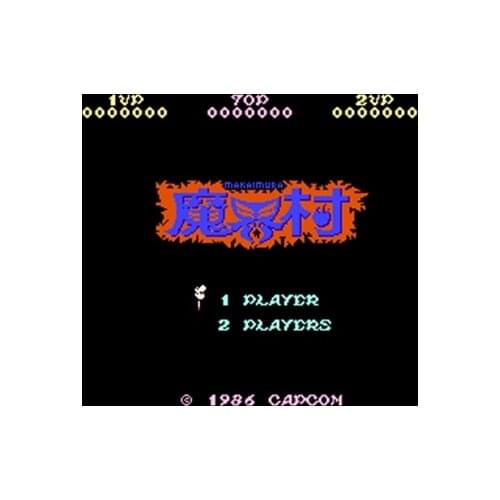 Makaimura Region Free 60 Pin 8Bit Game Card For Subor Game Players