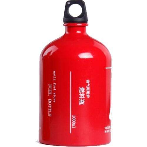 Aluminum alcohol gasoline diesel kerosene oil fuel bottle for oil-burning camping stove 1000ML Fuel storage Fuel alloy