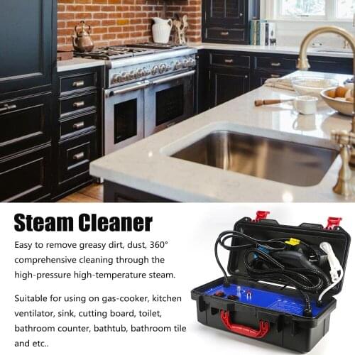 KKMOON Household 3000W Cleaning Machine 100-120℃ High Temperature High Pressure Steam Cleaner for Air Conditioner Car Kitchen