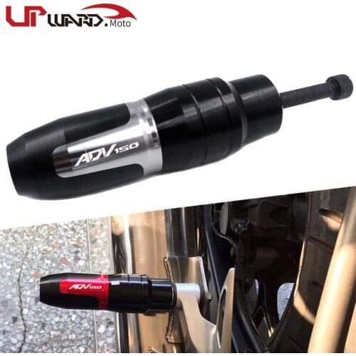 For HONDA ADV150 ADV-150 2019 2020 Motorcycle CNC Aluminum Frame Crash Pads Exhaust Sliders Crash Protector With logo