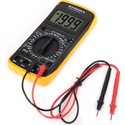DT-9905A Handheld LCD Digital Multimeter AC/DC Volt Amp Ohm Capacitance Hz Tester High Accuracy Multimeter
