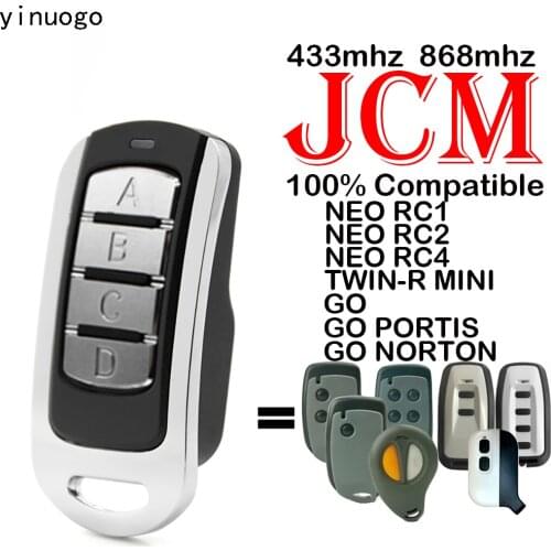 Hot Sale Spain JCM NEO RC1 RC2/TWIN-R MINI/GO PORTIS NORTON ERREKA IRIS FORSA ROPER APRIMATIC PUJOL Garage Door Remote Control
