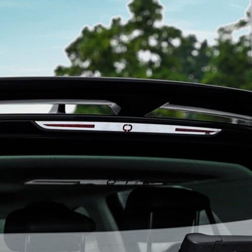 Stainless for Volkswagen VW Golf 8 MK8 2020 2021 Car Rear High Position Brake Light Frame Cover Trim stop light cover trim 1pcs
