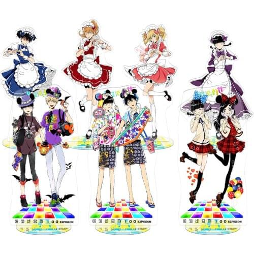 Jqpanese Anime Mob Psycho 100 Shigeo Kageyama Reigen Arataka Dimple Acrylic Stand Figure Model Desktop Decor Collection Gifts