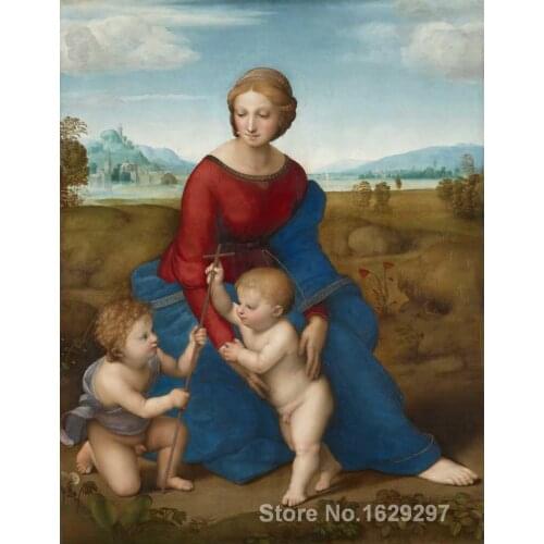 Madonna del Prato Paintings by Raphael sanzio impressionist art High quality Hand painted