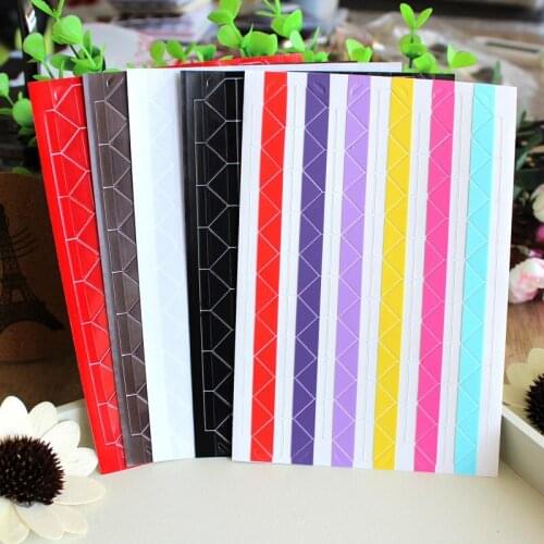 Colorful 19 Styles(1 Lot=19 Pcs Corner Stickers) DIY PVC Photo Albums Accessory Stickers Decorative Corner Sticker Free Shipping
