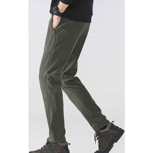 Mens' Softshell Long Pants Women Hiking Jogging Pants Fleece Outdoor Fishing Skiing Sports Trousers Tactical Pantalones Cargo