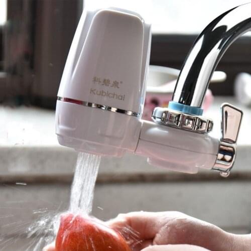 Tap Water Purifier Kitchen Faucet Washable Ceramic Percolator Mini Water Purification Activated Carbon Faucet Water Purifier