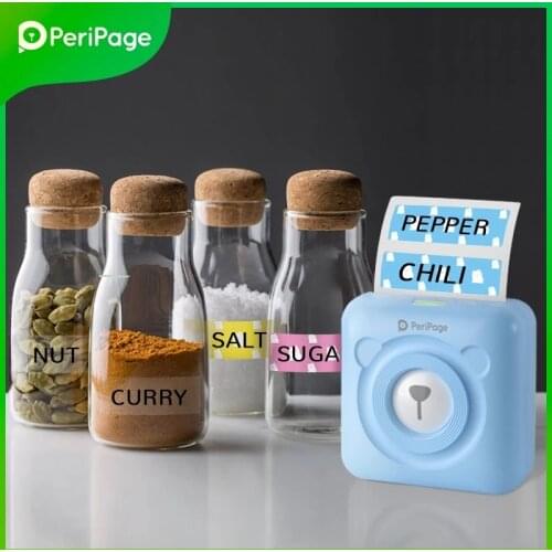 New Peripage Portable Thermal Bluetooth Printer Pocket Photo Pictures Printer For IOS Android Windows Label Printer