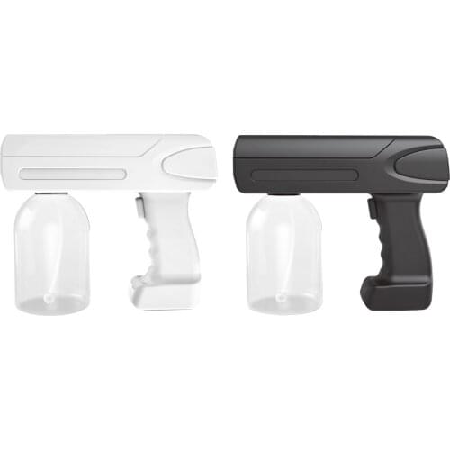 Handheld Electric Cordless 10W Atomization Sanitizer Sprayer Blue Light Fogger Spray Gun for Sanitizing