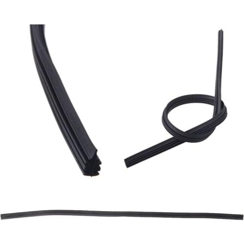 Universal Refill Rubber 6mm Frameless Wiper Blade Replace Black Rubber 18" 22" 24" 28" R3MD