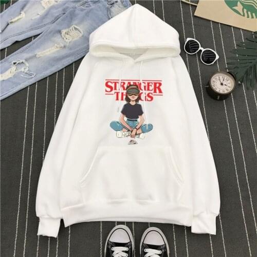 Stranger Things Hoodie Sweatshirt Tracksuit Men/women Hood Stranger Thing Movie Tv Show Hoodies Harajuku Streetwear Pink Clothes