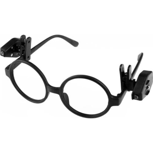 2Pcs/Lot Mini Flashlight Universal Glasses Reading Lamp Eyeglass Clip Lantern Eyeglass Lamp Flexible Book Reading Light