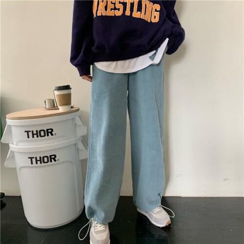 YBYR Women's Corduroy Trousers