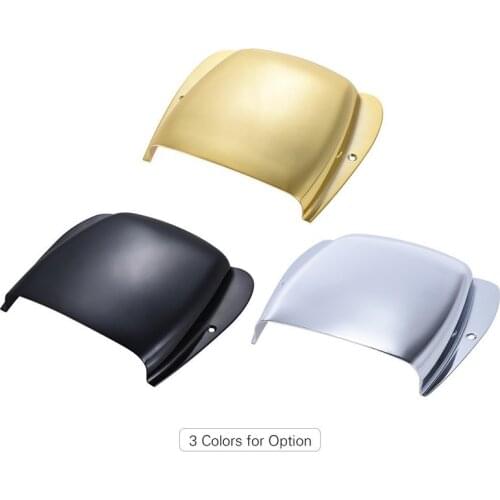 3 Color Kirsite Short Steel Bridge Cover Protector Chrome Plated for Jazz Bass Electric Bass Guitar Part Replacement